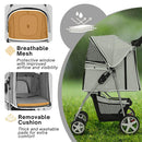 Portable Travel Stroller for Dogs, Cats & Small Animals