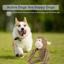 Plush Dog Toy Monkey Shape Playing Squeaky Toy