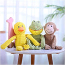 Plush Dog Toy Monkey Shape Playing Squeaky Toy