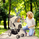 Portable Travel Stroller for Dogs, Cats & Small Animals