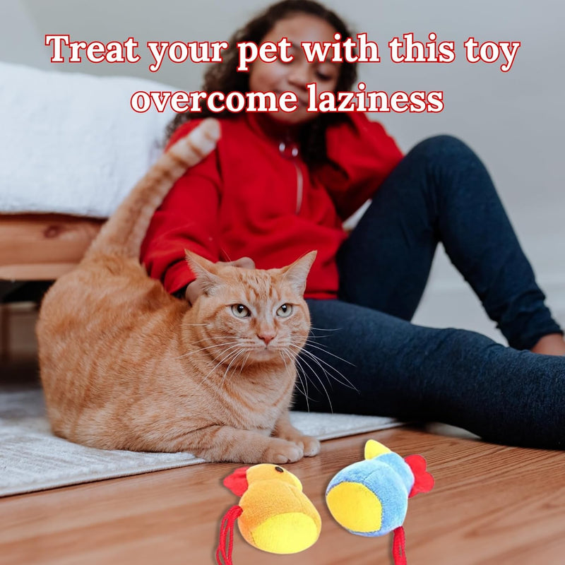 Fun Interactive Toy For Cat (Color May Vary, Pack of 3)