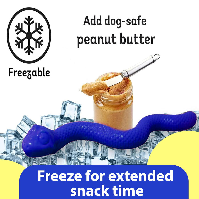 Snake Shape Treat Dispenser Toy For Dogs