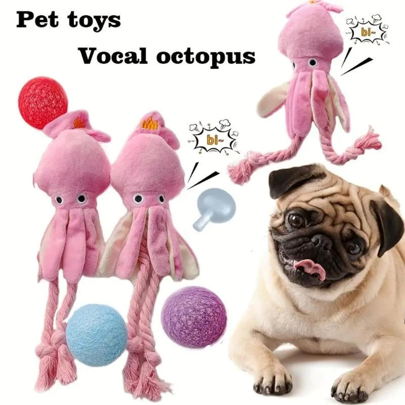 Cute Toys For Pets (Octopus)