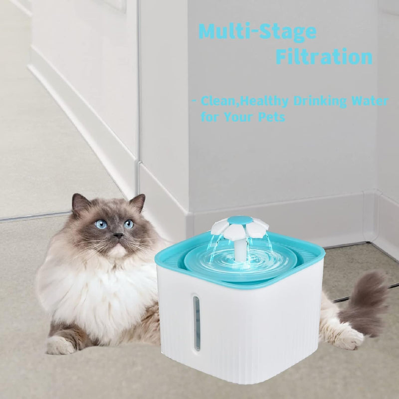 2.5L Cat Water Fountain For Small Pets