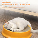 Bowl-Shaped Cat Scratcher Pad & Climbing Toy for Indoor Cats