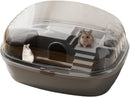 Hamster Cage with Transparent Top for Hamsters, Mice, Gerbils, and Rats (Color May Vary)