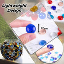 Marble Beads, Mixed Color Glass Gems for Aquarium and Home Decor