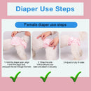 Disposable Diapers for Female Dogs M (30-50Cm)