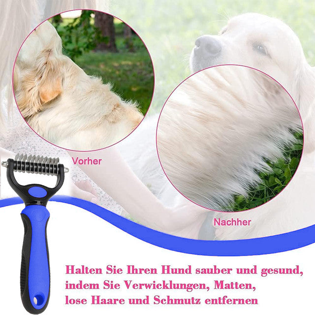 Pet Dematting Rake Comb for Dogs and Cats