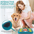 Interactive Dog Treat Puzzle Toy with Squeak
