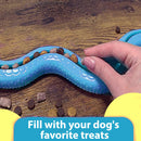 Snake Shape Treat Dispenser Toy For Dogs
