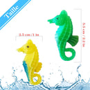 Plastic Seahorses Decoration Ornament For Aquarium (6pcs Multi Color)