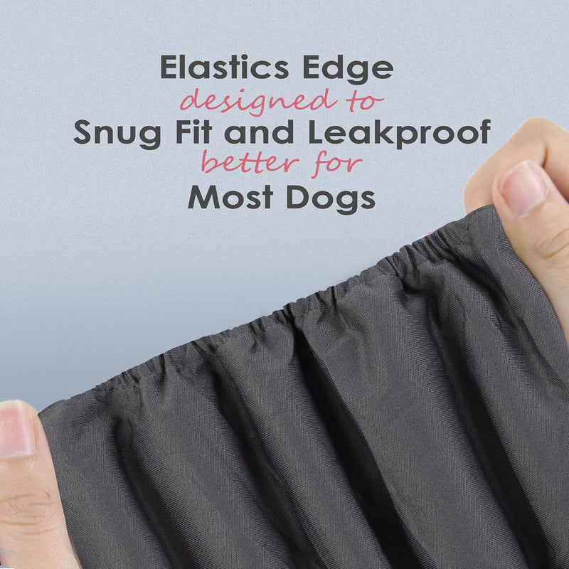 Washable Male Reusable Dog Diapers Pack of 3 Small (Blue, Green, Brown)