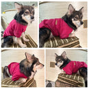 Classic Knitwear Sweater For Small Dogs Cats (Dark Pink)
