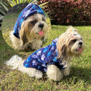 Winter Hoodie Jacket for Small Breed Dog (Blue)