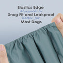 Washable Male Reusable Dog Diapers Pack of 3 Small (Multi Color)