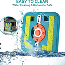 Interactive Dog Treat Puzzle Toy with Squeak