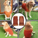 Dog Knitted Sweater for Winter - Orange