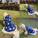 Winter Hoodie Jacket for Small Breed Dog (Blue)