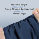 Washable Male Reusable Dog Diapers Pack of 3 Small (Blue, Green, Black)