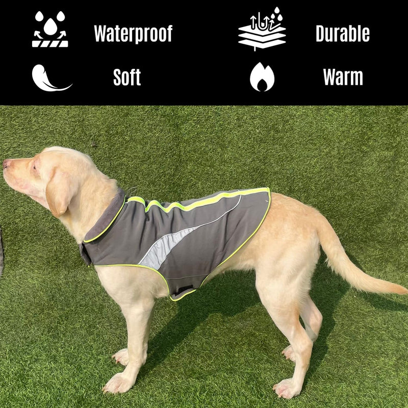 Waterproof Jacket for Small Breeds Dogs (Neon-Green)