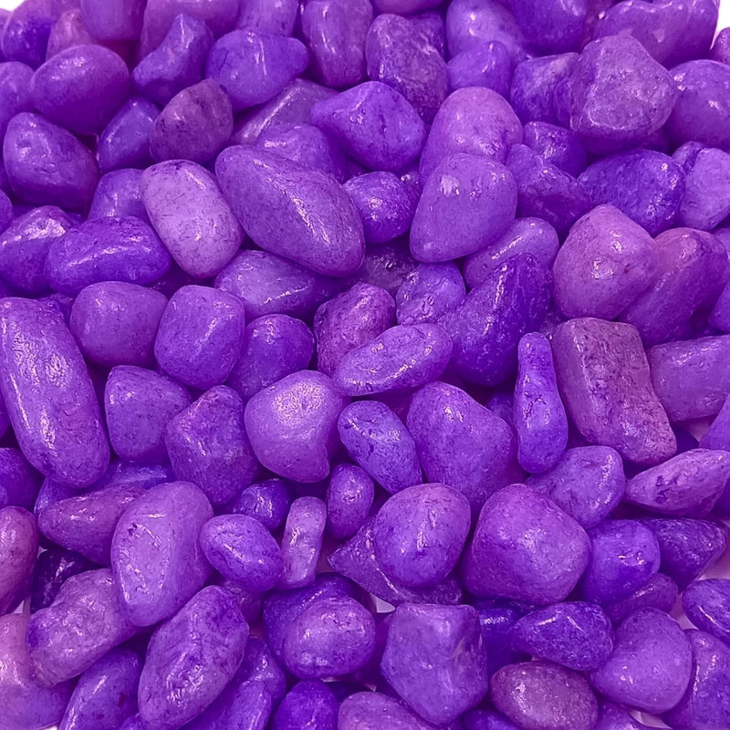 Decorative Rocks Stones For Aquarium (1.95kg)(Purple)