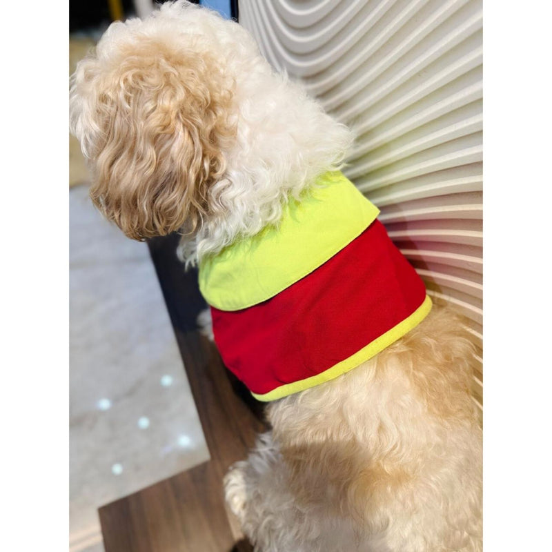 Pet Dog Cape Collar – Stylish Red