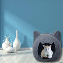 Cozy Cat Bed with Cat Face Design Ideal for Cats and Small Pets