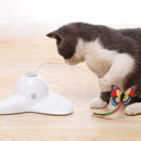 Automatic Rotating Teaser Toy with Fluorescent Butterfly For Cats & Kittens