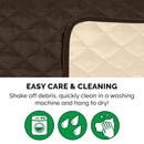 Reversible Pet Sofa Cover for Dogs & Cats (Brown)