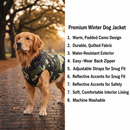 Winter Dog Jacket with Harness for Dogs