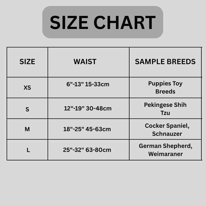 Disposable Diapers for Male Dogs M (18-25Cm)
