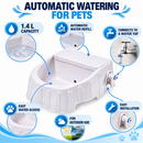Automatic Pet Water Fountain, Dog & Cat Drinking Bowl with Running Water Dispenser.