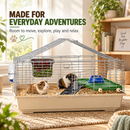 Small Animal Habitat Cage for Rabbits  Hamsters & Guinea Pigs