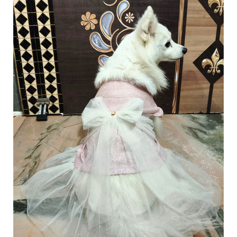 Dog Dress for Girls Dogs and Cats - Light Pink
