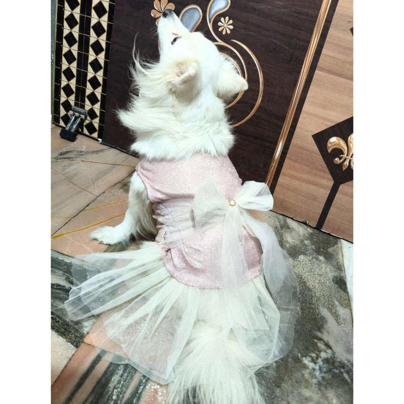 Dog Dress for Girls Dogs and Cats - Light Pink