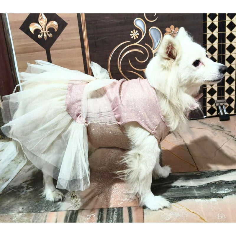 Dog Dress for Girls Dogs and Cats - Light Pink