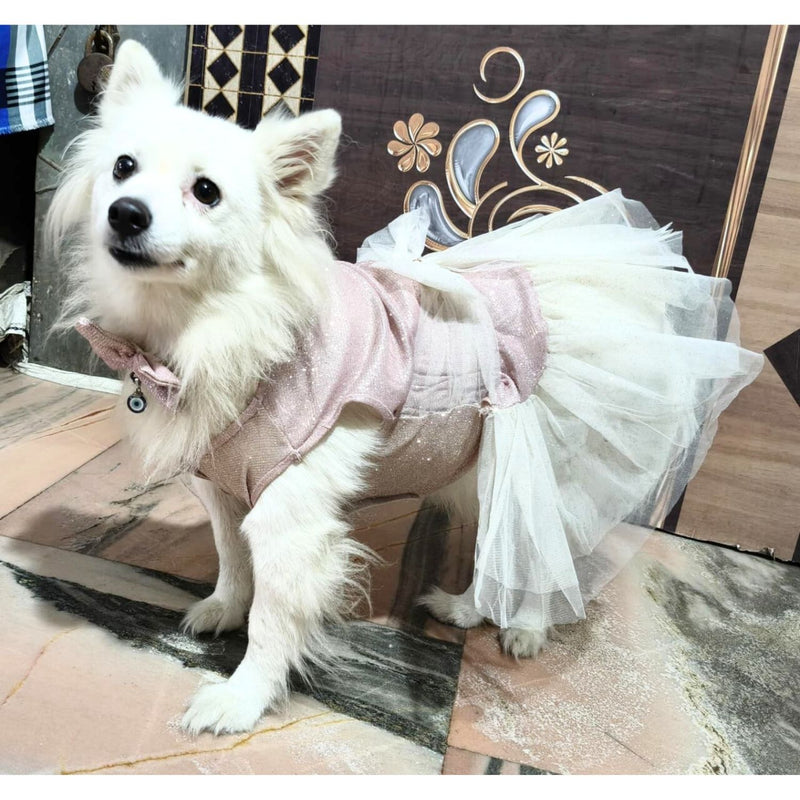 Dog Dress for Girls Dogs and Cats - Light Pink