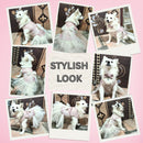 Dog Dress for Girls Dogs and Cats - Light Pink