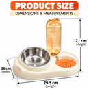 Automatic Pet Feeder & Water Dispenser for Dogs & Cats