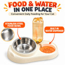 Automatic Pet Feeder & Water Dispenser for Dogs & Cats