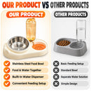 Automatic Pet Feeder & Water Dispenser for Dogs & Cats