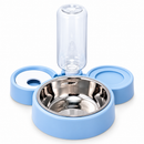 3-in-1 Pet Feeding Bowl with Water Dispenser