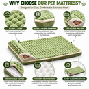 Cature Care by Nature Pet Bed Mat for Dogs & Cats, Soft Plush Cushion Sleeping Mattress with Textured Surface