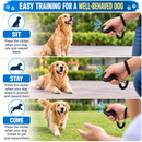 Dog Training Clicker, Pet Training Device with Coiled Wrist Strap