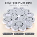 Interactive Slow Feeder Dog Bowl, Puzzle Treat Dispenser & Enrichment Toy