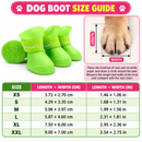 Dog Rain Boots, Waterproof Silicone Pet Shoes with Anti-Slip Sole