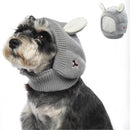Warm Knitted Pet Ear Warmer Hat for Winter (Dogs)