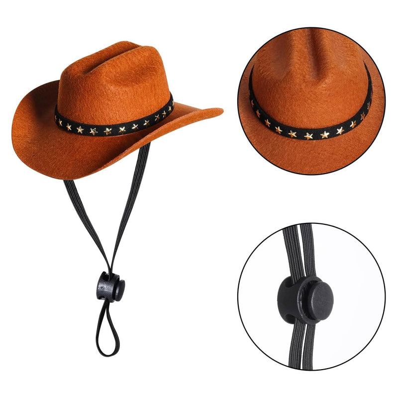 Pet Cowboy Hat for Dogs & Cats