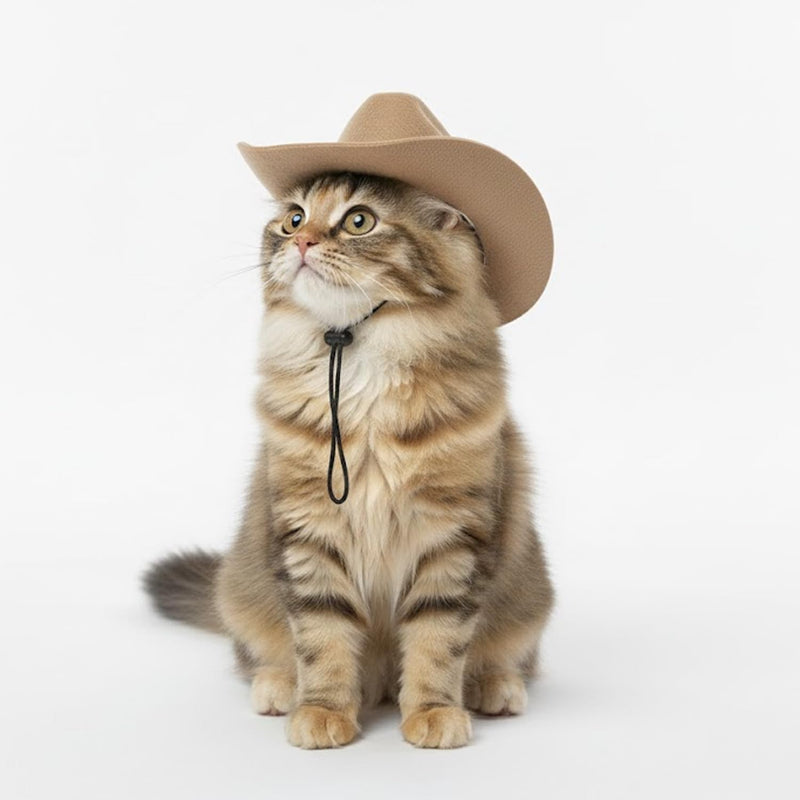 Pet Cowboy Hat for Dogs & Cats